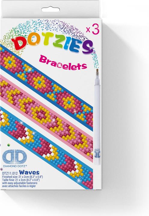 Produktbild Diamond Dotz Diamond Painting Armbänder Set Waves