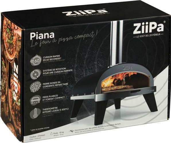 Immagine prodotto Ziipa Piana Charbon (Legno del forno per pizza)