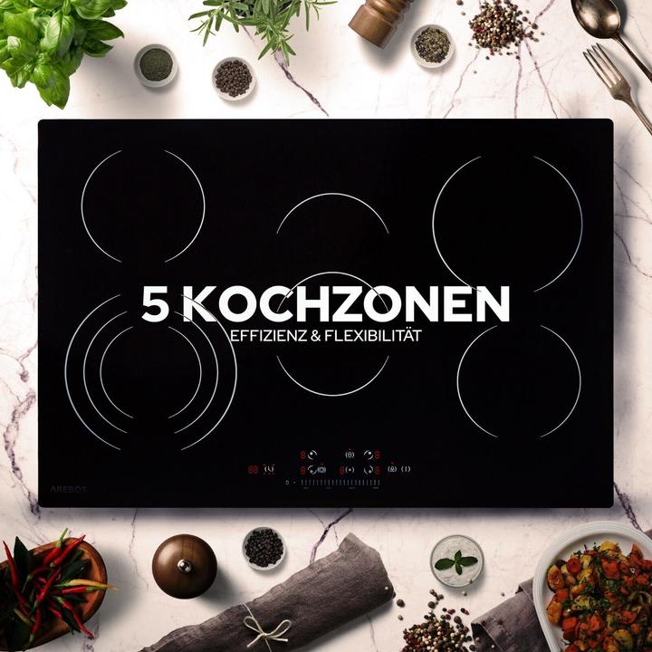 Image du produit Arebos Table de cuisson en vitrocéramique
