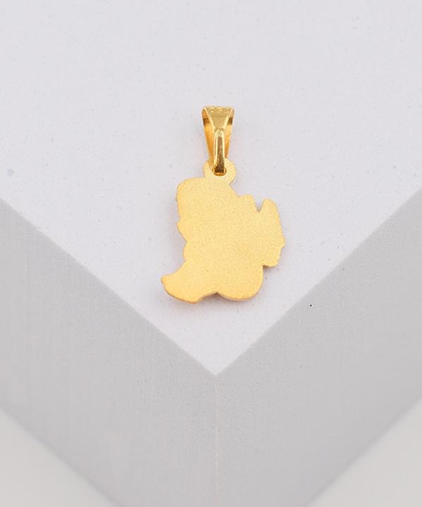 Immagine prodotto Muau Ciondolo angelo in oro giallo 750, 19x10mm (Oro giallo 750)