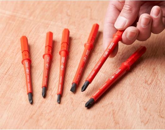 Productafbeelding Stanley Schroevendraaierset Multi-Bit 1000V (Kruisvormig PZ, Gleuf, Phillipps kruissleuf (PH))