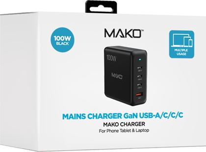 Produktbild Mako GaN2 EU Mains Charger USB-C/C/A (100 W)