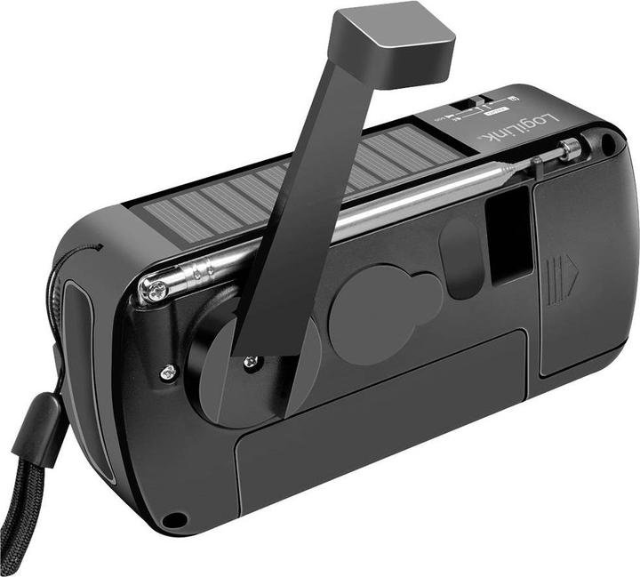 Produktbild LogiLink Dynamo-Handkurbel-Radio (UKW, MW, KW)