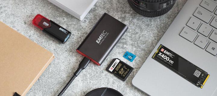 Image du produit Emtec SSD 3.2Gen2 X210 2TB Portable (2000 Go)