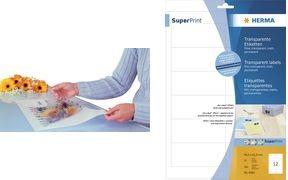 Produktbild HERMA Transparente Etiketten A3