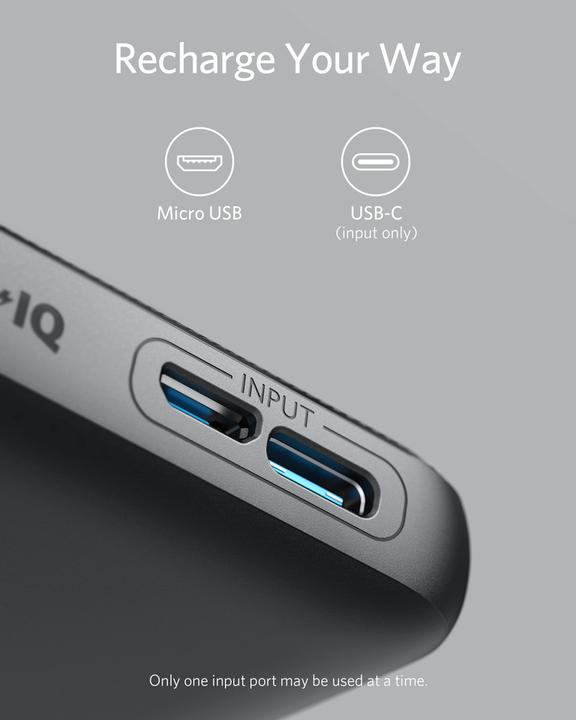 Produktbild Anker PowerCore Metro Slim 10000 (10000 mAh, 12 W, 37 Wh)