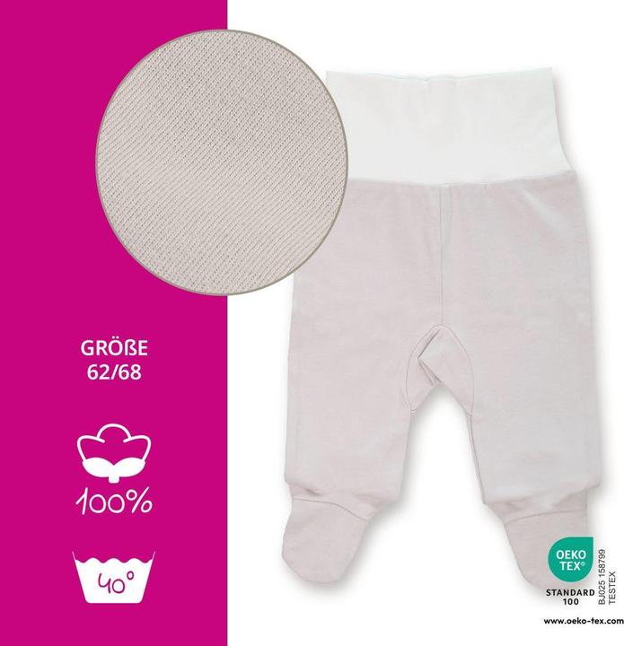 Image du produit La Loona LaLoona culotte bébé paquet de 2 - Stripes - Light Taupe - (62)