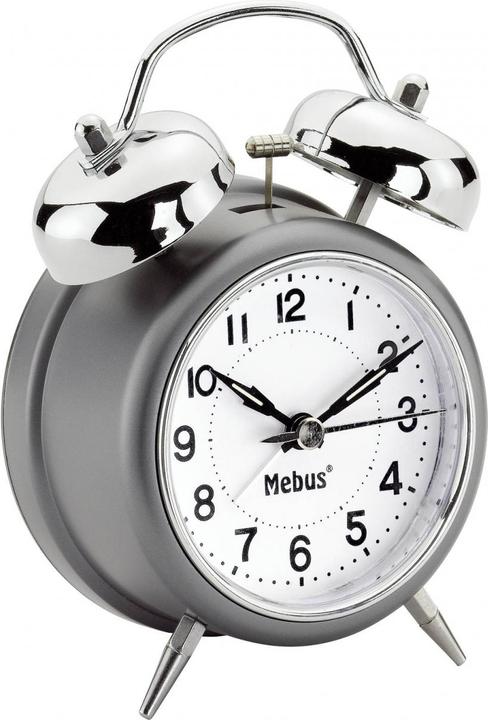 Actual product image Mebus 26869 Quartz bell alarm clock