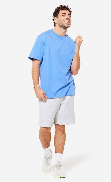 Actual product image Domyos Shorts men cotton - grey (XL)