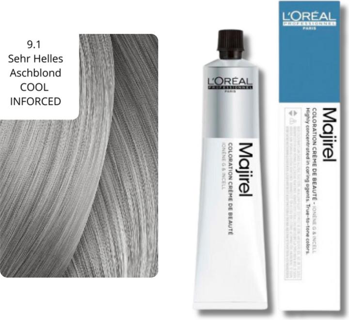 Actual product image L'Oréal Professionnel Majirel (9.1 very light blond ash)