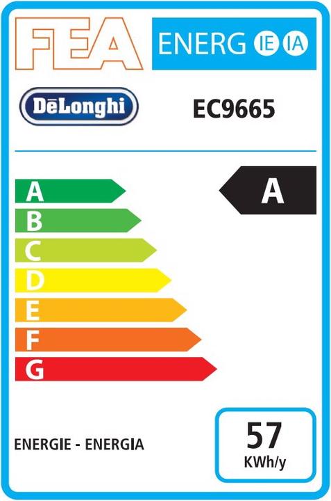 Label énergétique De'Longhi La Specialista Maestro