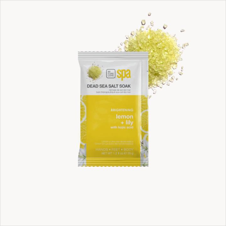 Immagine prodotto Bcl Spa Brightening Lemon + Lily & Kojic Acid 4 Step System (Pediluvio, Maschera del piede)