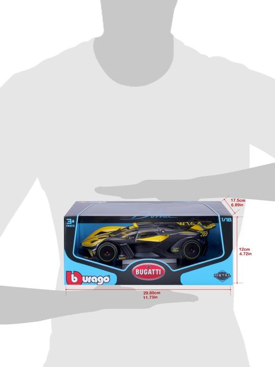 Actual product image Bburago Bugatti Bolide
