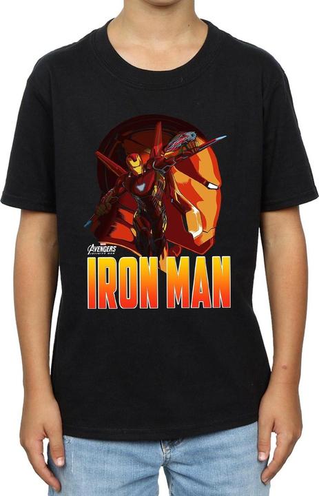 Actual product image Boys Avengers Infinity War Iron Man Character T-Shirt (140, 146)