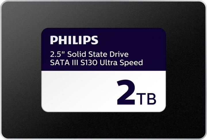 Image du produit Philips Internal SSD 2TB 2.5 SATA III S130 Ultra Speed (2000 Go, 2.5")