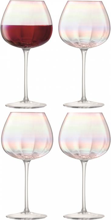 Produktbild LSA Pearl Rotweinglas 460ml - perlmutter x 4 (46 cl, 1 Gläser, Rotweingläser)