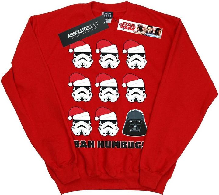 Actual product image Star Wars Boys Christmas Humbug Sweatshirt (128)