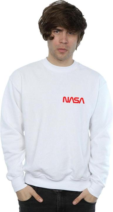 Actual product image Nasa Mens Modern Logo Chest Sweatshirt (L)