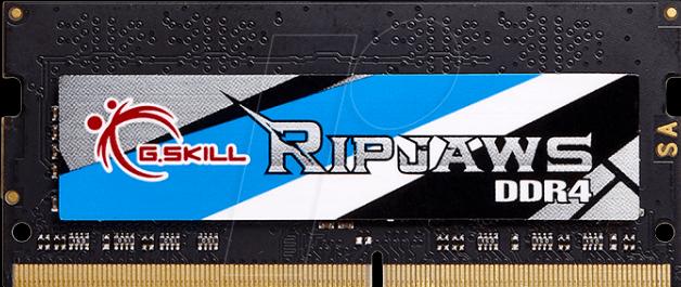 Produktbild G.Skill Ripjaws (1 x 16GB, 2400 MHz, DDR4-RAM, SO-DIMM)