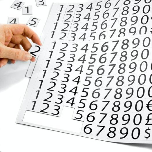 Produktbild Supermagnete Buchstaben (2 x)