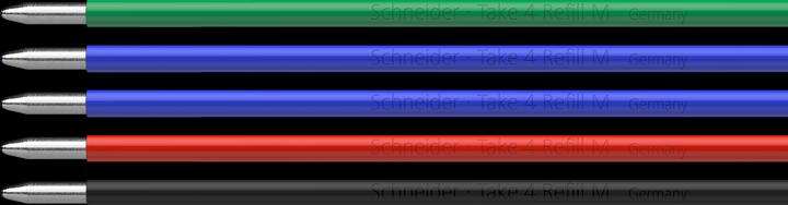 Immagine prodotto Schneider Take (Mine di ricambio, Nero, Blu, Verde, Rosso)