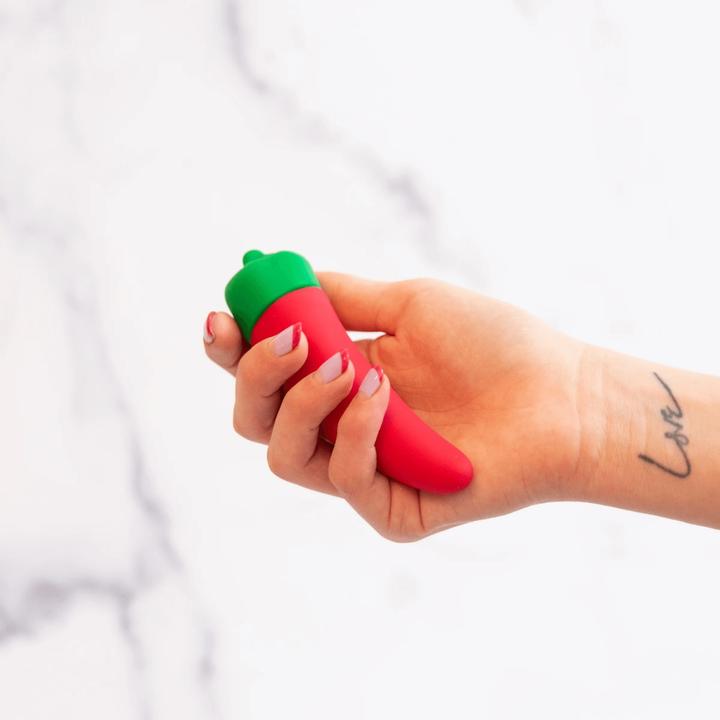 Actual product image Emojibator Chilli Pepper vibrator