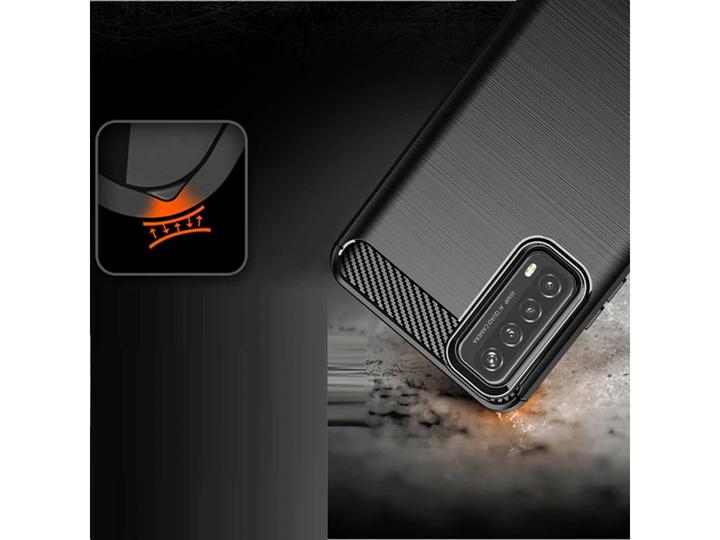 Immagine prodotto Screenguard Huawei P Smart 2021 Cover Carbon Brushed Soft TPU (Huawei P Smart (2021))