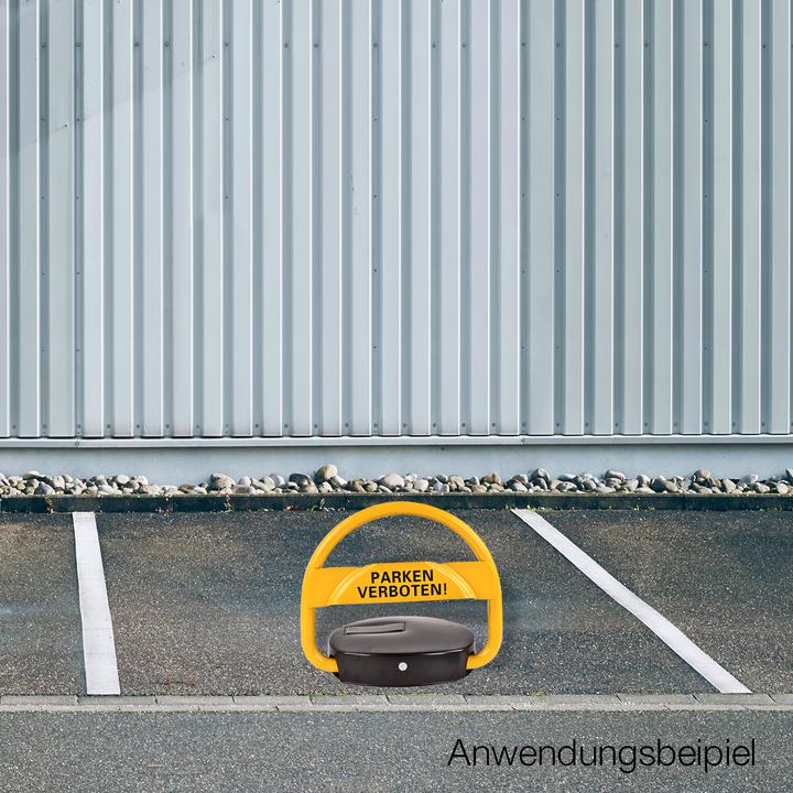 Produktbild Dema Parkplatzbügel Parkplatzsperre mit Solarpanel Fernbedienung