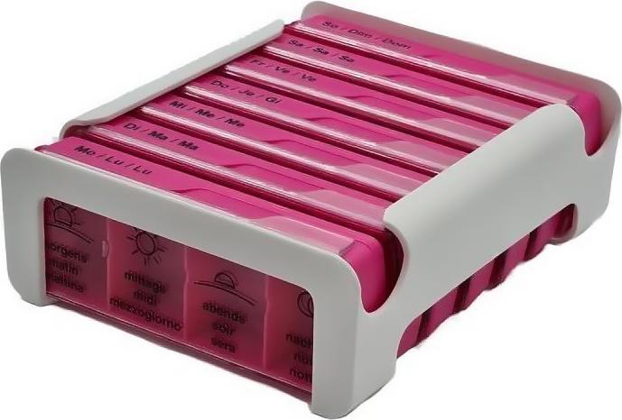 Actual product image Supairbox Compact 7 days german/french/italian pink