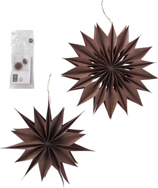Boltze Home Boltze Kassia Dekoanhänger Stern sortitert braun 50 cm (1 -teilig)