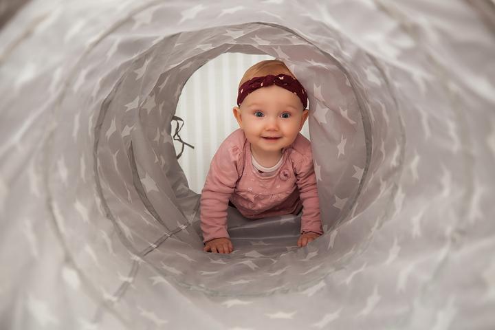 Produktbild Knorrtoys Spieltunnel "Grey white stars"