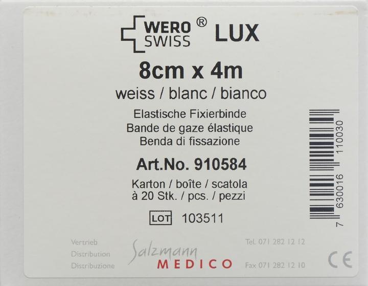 Immagine prodotto Wero Swiss Lux Elastic Fixation Bandage bianco