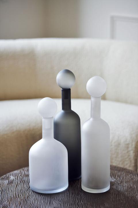 Image du produit Pols Potten Set de 4 pièces Bubbles & Bottles 44 cm - Black & White matt