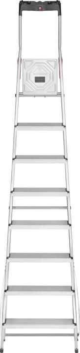 Actual product image Hailo L60 StandardLine, aluminium safety stepladder, 8 steps (Stepladder, 13 cm)