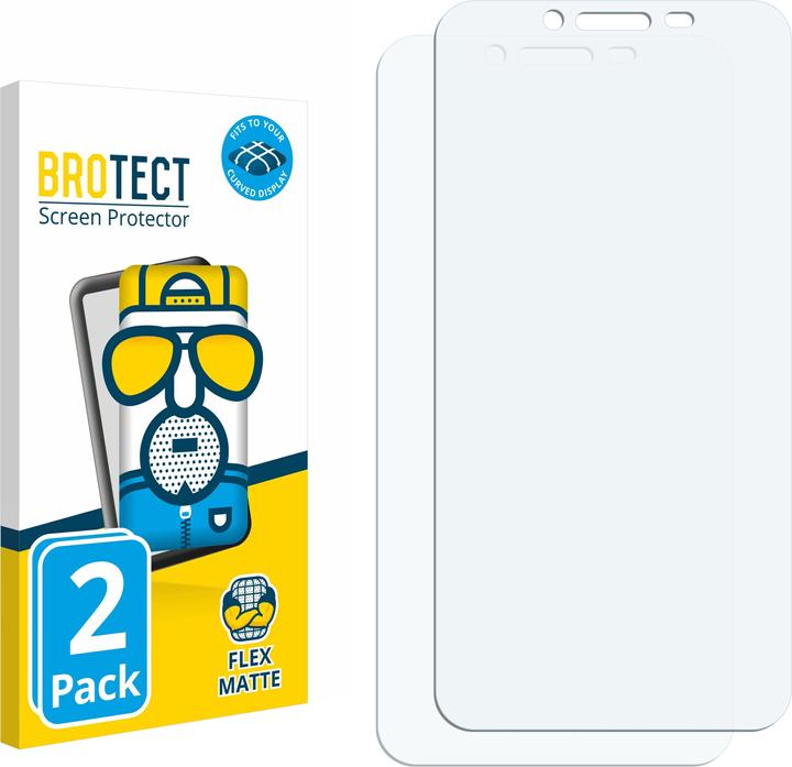 Actual product image BROTECT Full-Screen Protector Matte (2 Piece, Asus Zenfone 3 Max)