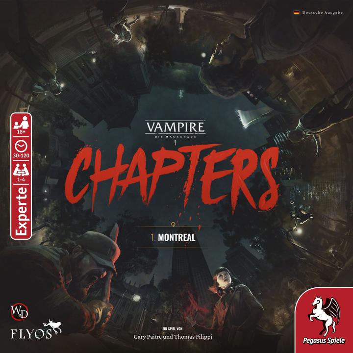 Immagine prodotto Pegasus Vampires: The Masquerade, gioco da tavolo, 1-4 giocatori, da 18 anni, versione DE (Tedesco)