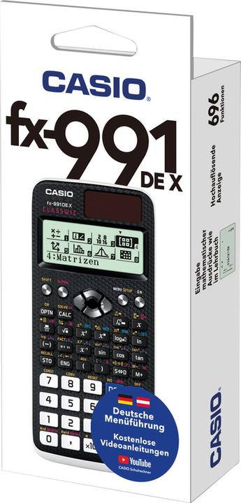 Immagine prodotto Casio Fx-991de X (Batterie, Celle solari)