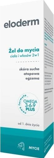 Eloderm 2 In 1 Körper- und Haarwaschgel 200 Ml (200 ml, Flüssiges Shampoo)