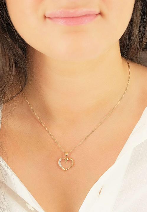 Actual product image Muau Heart (Yellow gold)