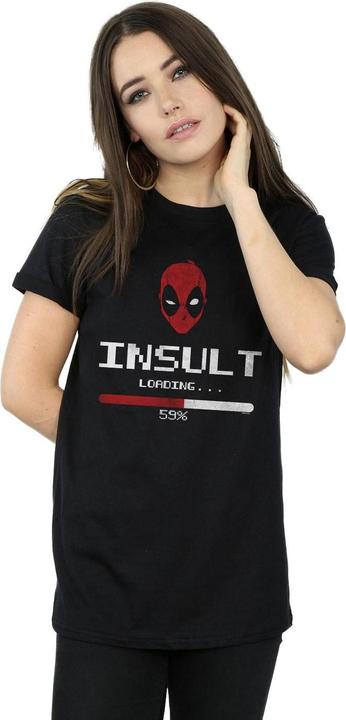 Immagine prodotto Deadpool Insult Loading Maglietta Ampia Donna (M)