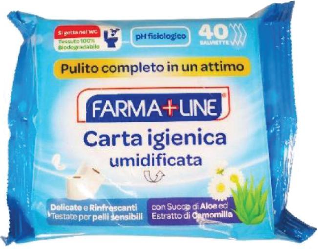 Immagine prodotto Farmaline Chamomile Toilet Paper Wipes 40 Pieces