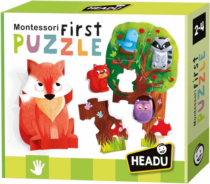 Actual product image Montessori Puzzle Forest (5 pieces)