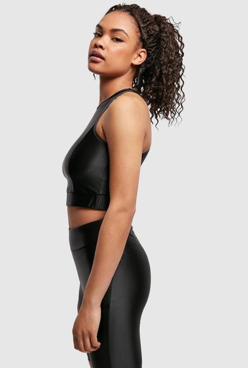 Actual product image Urban Classics Ladies Cropped Shiny Top (XS)