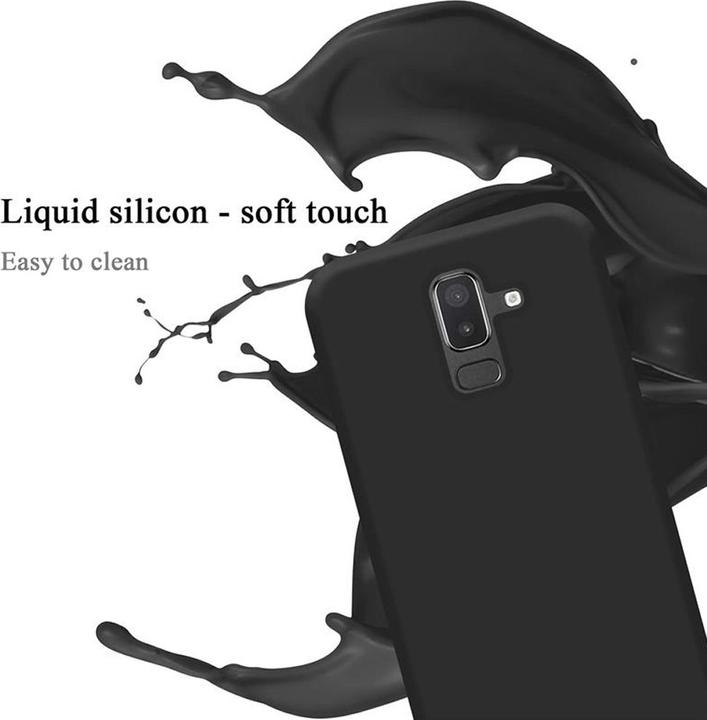 Actual product image Cadorabo TPU Liquid Silicone Case Cover (Samsung Galaxy J8 (2018))