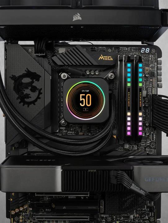Image du produit Corsair Dominator Platinum RGB (2 x 32GB, 5600 MHz, RAM DDR5, DIMM)