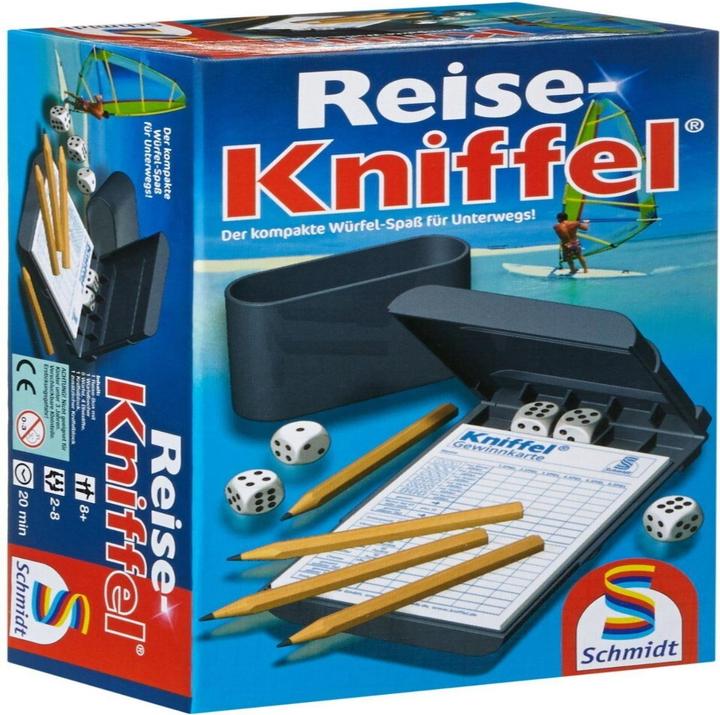 Produktbild Schmidt Spiele Reise-Kniffel mit Zusatzblock (Deutsch)