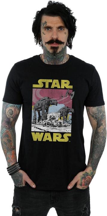 Actual product image Star Wars Mens The Last Jedi AT-AT T-Shirt (3XL)