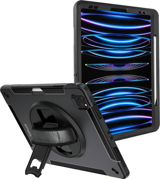 Image du produit 4smarts Grip pour boîtier durci (iPad Pro 12.9 2020 (4. Gen), iPad Pro 12.9 2022 (6e génération), iPad Pro 12.9 2021 (5ème génération), iPad Pro 12.9 2018 (3. Gen))