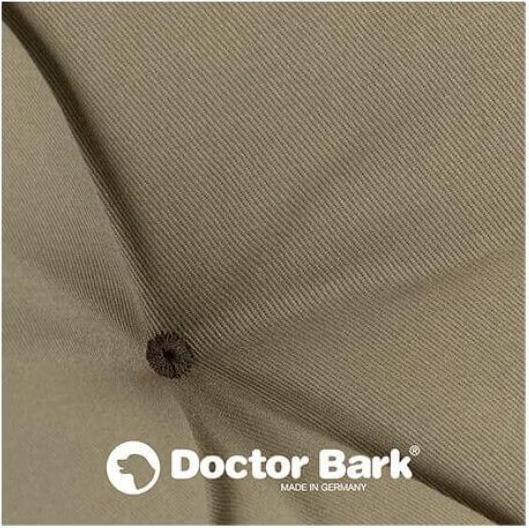 Actual product image Doctor Bark Bed with inlay cushion golden brown (Dog)