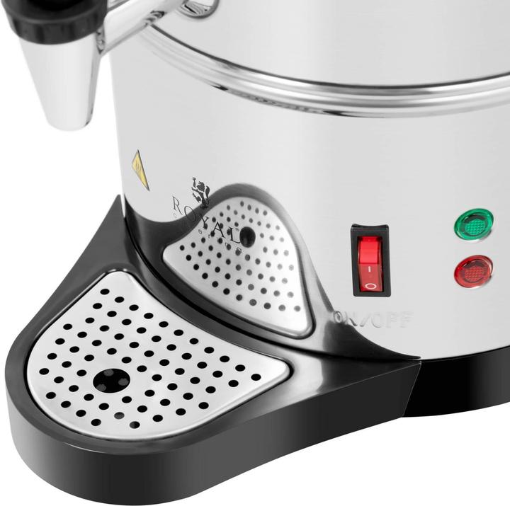 Actual product image Royal Catering Filter Coffee Machine - 6 l - stainless steel - level indicator -